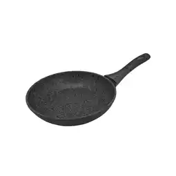 Netto Marken-Discount Bratpfanne in Schwarz mit Griff in Holzoptik Aluminiumlegierung Angebot