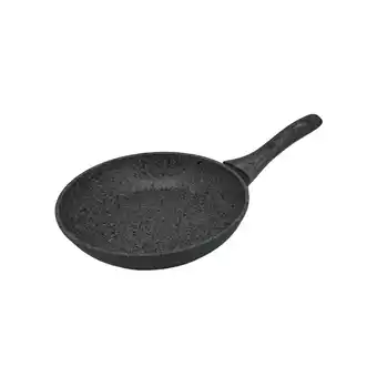 Netto Marken-Discount Bratpfanne in Schwarz mit Griff in Holzoptik Aluminiumlegierung Angebot