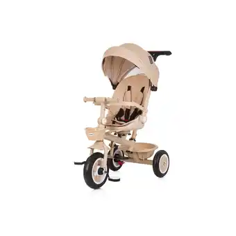 Netto Marken-Discount Chipolino Tricycle Marathon 2 in 1 Dreirad, Sitz umkehrbar, Gummiräder, Dach beige Angebot