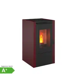 Netto Marken-Discount Westminster Pelletofen Little, bordeaux-schwarz Angebot