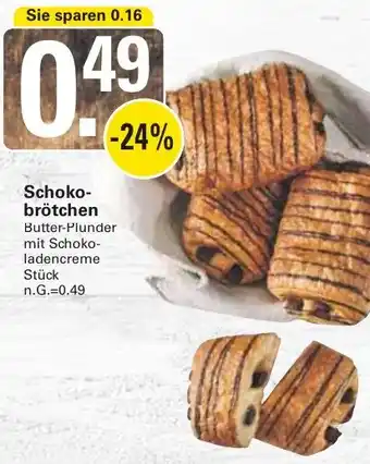 WEZ Schokobrötchen Angebot