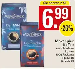 WEZ Mövenpick Kaffee Angebot