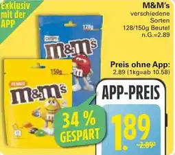 WEZ M&M's Angebot
