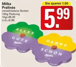 WEZ Milka Pralinés Angebot