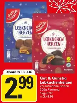 WEZ Gut & Günstig Lebkuchenherzen Angebot