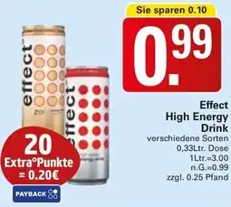 WEZ Effect High Energy Drink Angebot