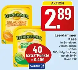 WEZ Leerdammer Käse Angebot
