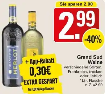 WEZ Grand Sud Weine Angebot