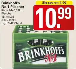 WEZ Brinkhoff's No.1 Pilsener Angebot