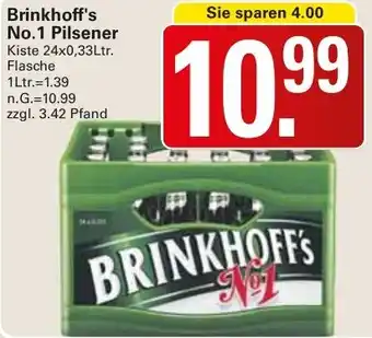 WEZ Brinkhoff's No.1 Pilsener Angebot