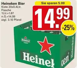 WEZ Heineken Bier Angebot