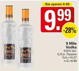 WEZ 9 Mile Vodka Angebot