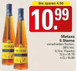 WEZ Metaxa 5 Sterne Angebot