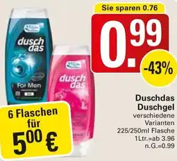 WEZ Duschdas Duschgel Angebot