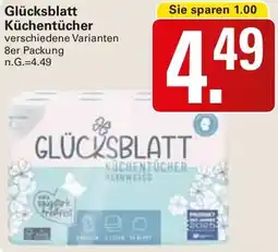 WEZ Glücksblatt Küchentücher Angebot