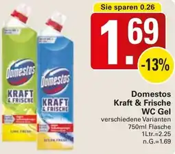 WEZ Domestos Kraft & Frische WC Gel Angebot
