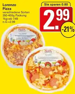 WEZ Lorenzo Pizza Angebot