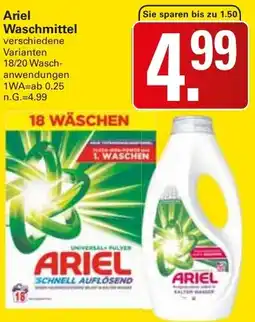 WEZ Ariel Waschmittel Angebot