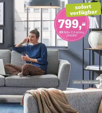 Höffner Sofa 2,5-sitzig „Smilla" Angebot