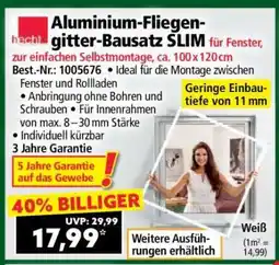 Norma Aluminium-Fliegen-gitter-Bausatz SLIM Angebot