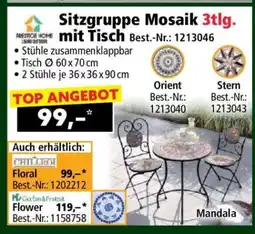 Norma Sitzgruppe Mosaik 3tlg. mit Tisch Angebot
