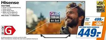 expert Techno Land Hisense 50A79NQ Angebot
