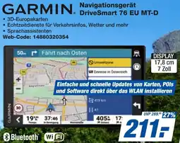 expert Techno Land GARMIN Navigationsgerät DriveSmart 76 EU MT-D Angebot