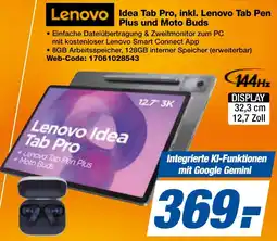 expert Techno Land Lenovo Idea Tab Pro, inkl. Lenovo Tab Pen Plus und Moto Buds Angebot