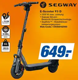 expert Techno Land SEGWAY E-Scooter F3 D Angebot