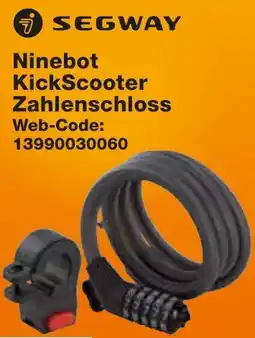 expert Techno Land SEGWAY Ninebot KickScooter Zahlenschloss Angebot