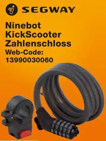 expert Techno Land SEGWAY Ninebot KickScooter Zahlenschloss Angebot