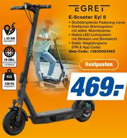 expert Techno Land EGRET E-Scooter Ey! 6 Angebot