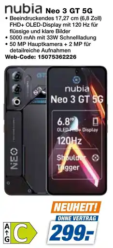 expert Techno Land nubia Neo 3 GT 5G Angebot