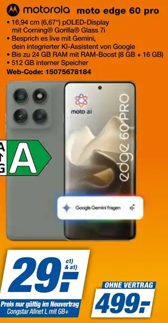 expert Techno Land Motorola moto edge 60 pro Angebot