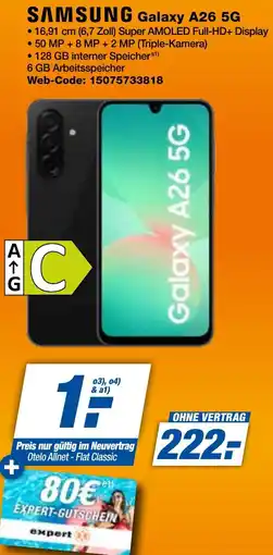 expert Techno Land SAMSUNG Galaxy A26 5G Angebot