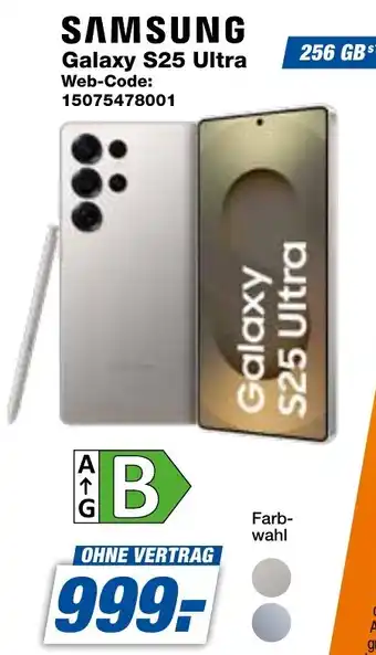 expert Techno Land SAMSUNG Galaxy S25 Ultra Angebot