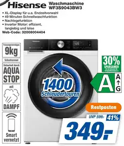 expert Techno Land Hisense Waschmaschine WF3S9043BW3 Angebot