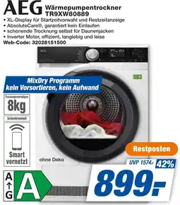 expert Techno Land AEG Wärmepumpentrockner TR9XW80889 Angebot