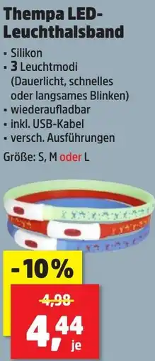 Thomas Philipps Thempa LED Leuchthalsband Angebot