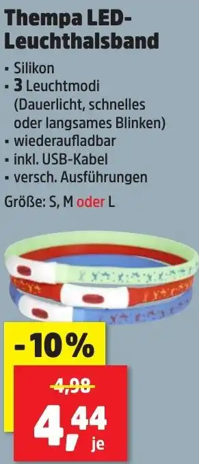 Thomas Philipps Thempa LED Leuchthalsband Angebot