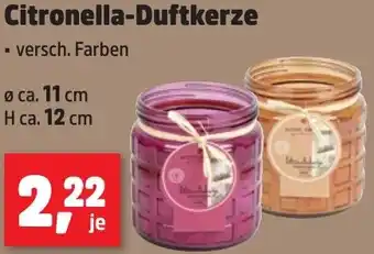Thomas Philipps Citronella-Duftkerze Angebot