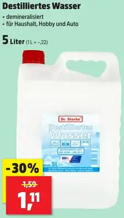 Thomas Philipps Dr. Starke Destilliertes Wasser Angebot