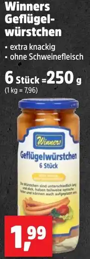 Thomas Philipps Winners Geflügelwürstchen Angebot