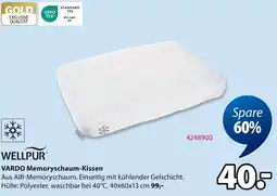 Jysk WELLPUR VARDO Memoryschaum-Kissen Angebot
