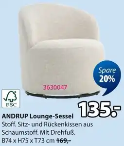 Jysk ANDRUP Lounge-Sessel Angebot