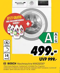MEDIMAX Bosch waschmaschine wan2820ep Angebot