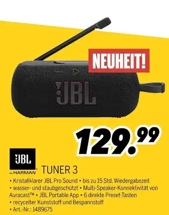MEDIMAX Jbl tuner 3 Angebot