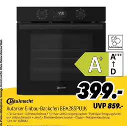 MEDIMAX Bauknecht autarker einbau-backofen bba285pu1k Angebot