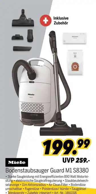 MEDIMAX Miele bodenstaubsauger guard m1 s8380 Angebot