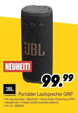 MEDIMAX Jbl portabler lautsprecher grip Angebot